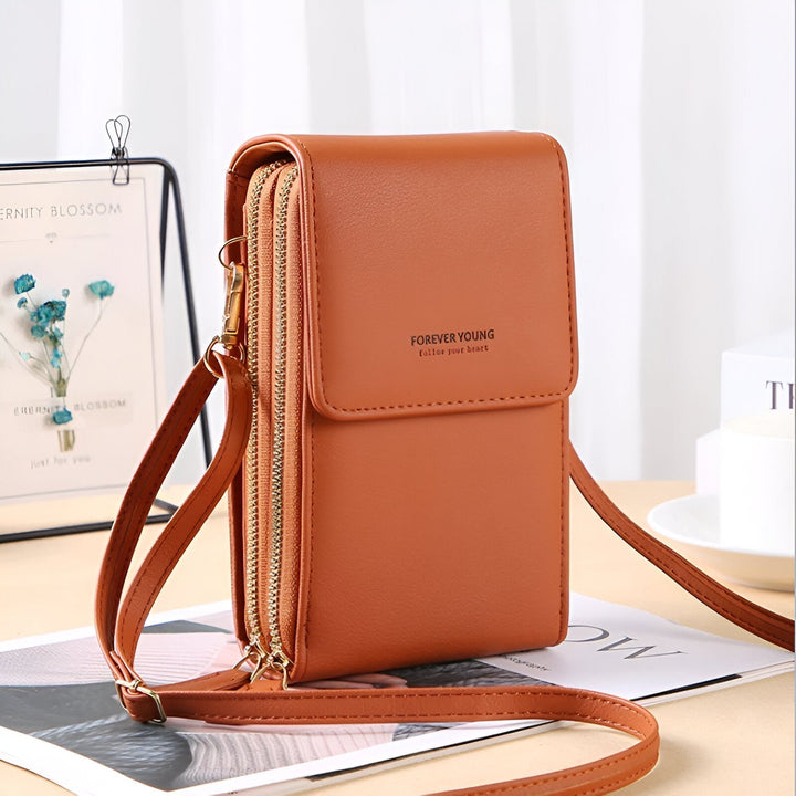 Carry - Stilfuld Crossbody Pung &amp; Telefonholder Taske