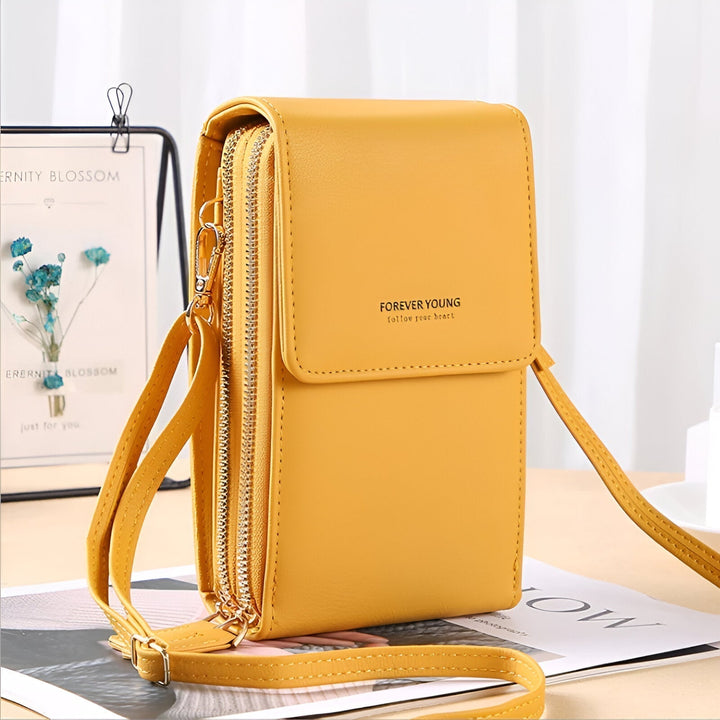 Carry - Stilfuld Crossbody Pung &amp; Telefonholder Taske