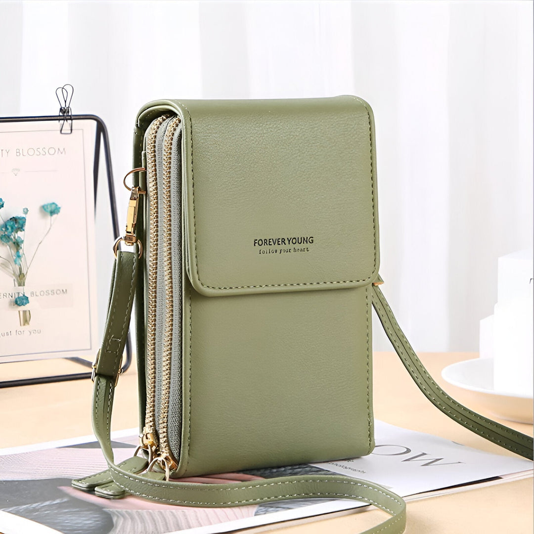 Carry - Stilfuld Crossbody Pung &amp; Telefonholder Taske
