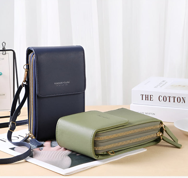 Carry - Stilfuld Crossbody Pung &amp; Telefonholder Taske