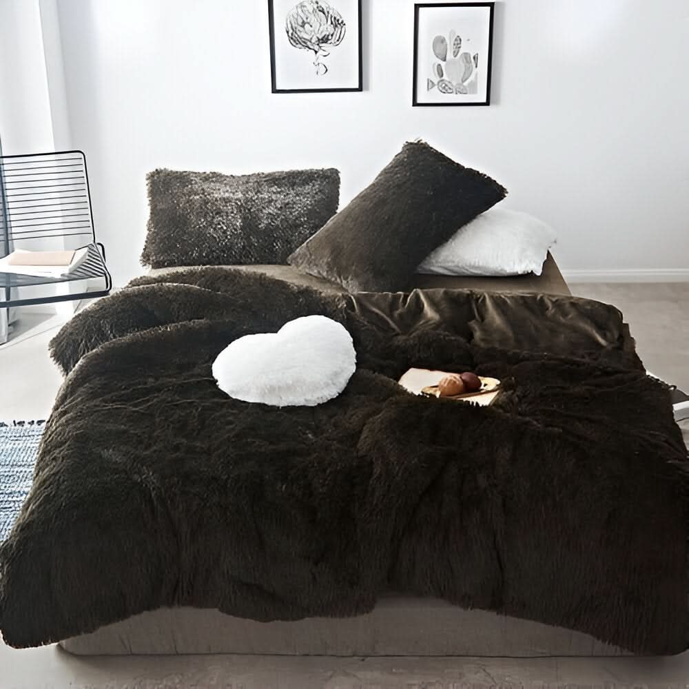 FLUFFUREST – Plush Fleece Sengetøjssæt
