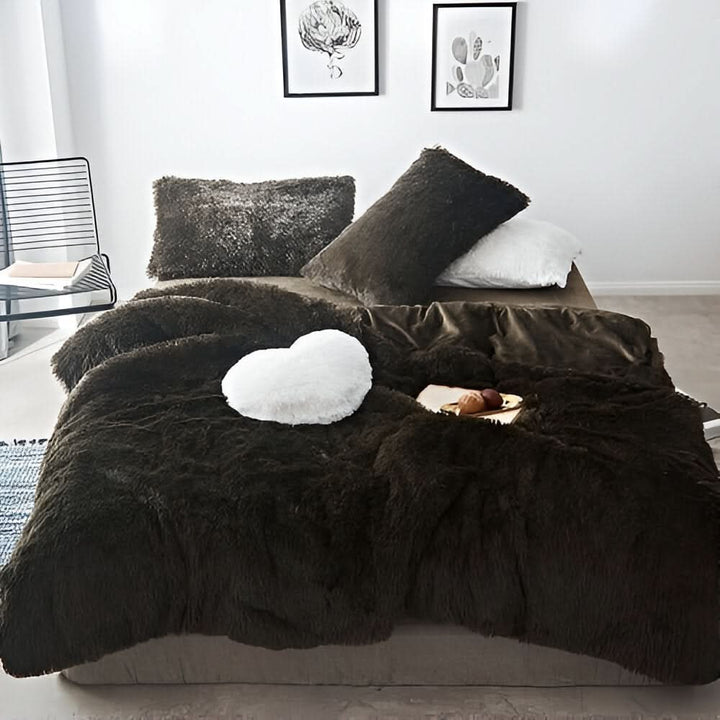 FLUFFUREST – Plush Fleece Sengetøjssæt