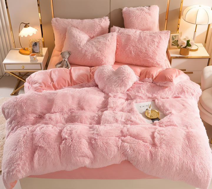 FLUFFUREST – Plush Fleece Sengetøjssæt