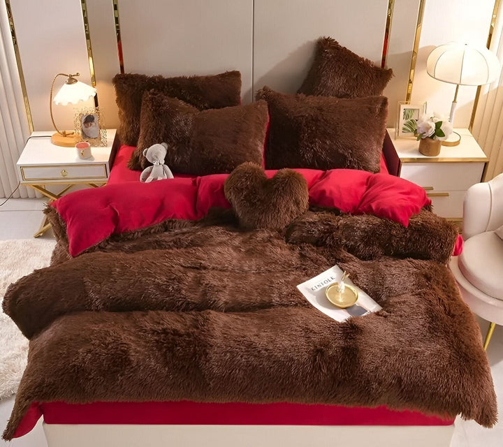 FLUFFUREST – Plush Fleece Sengetøjssæt