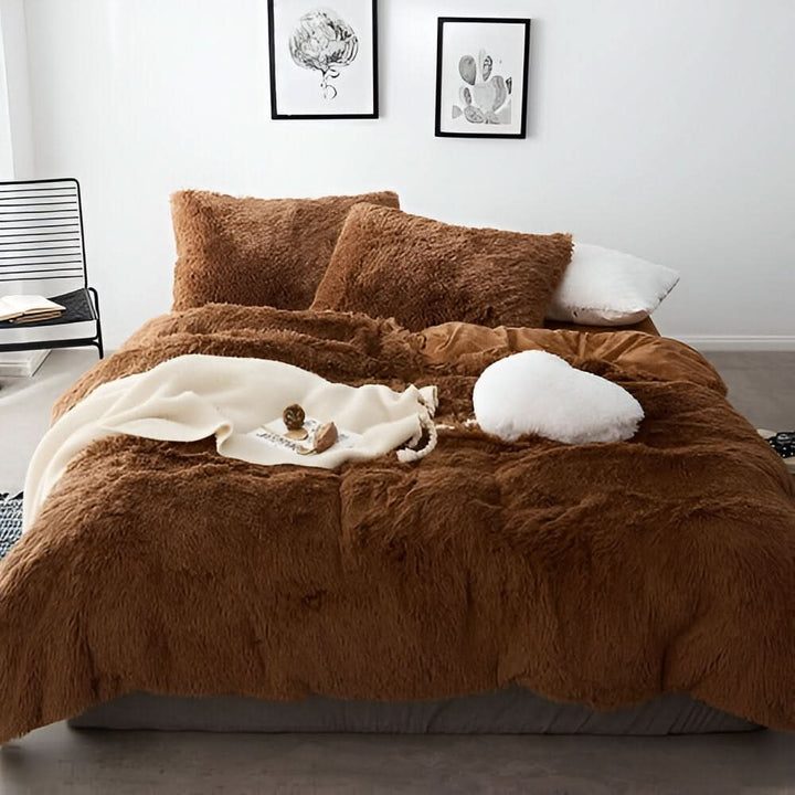 FLUFFUREST – Plush Fleece Sengetøjssæt
