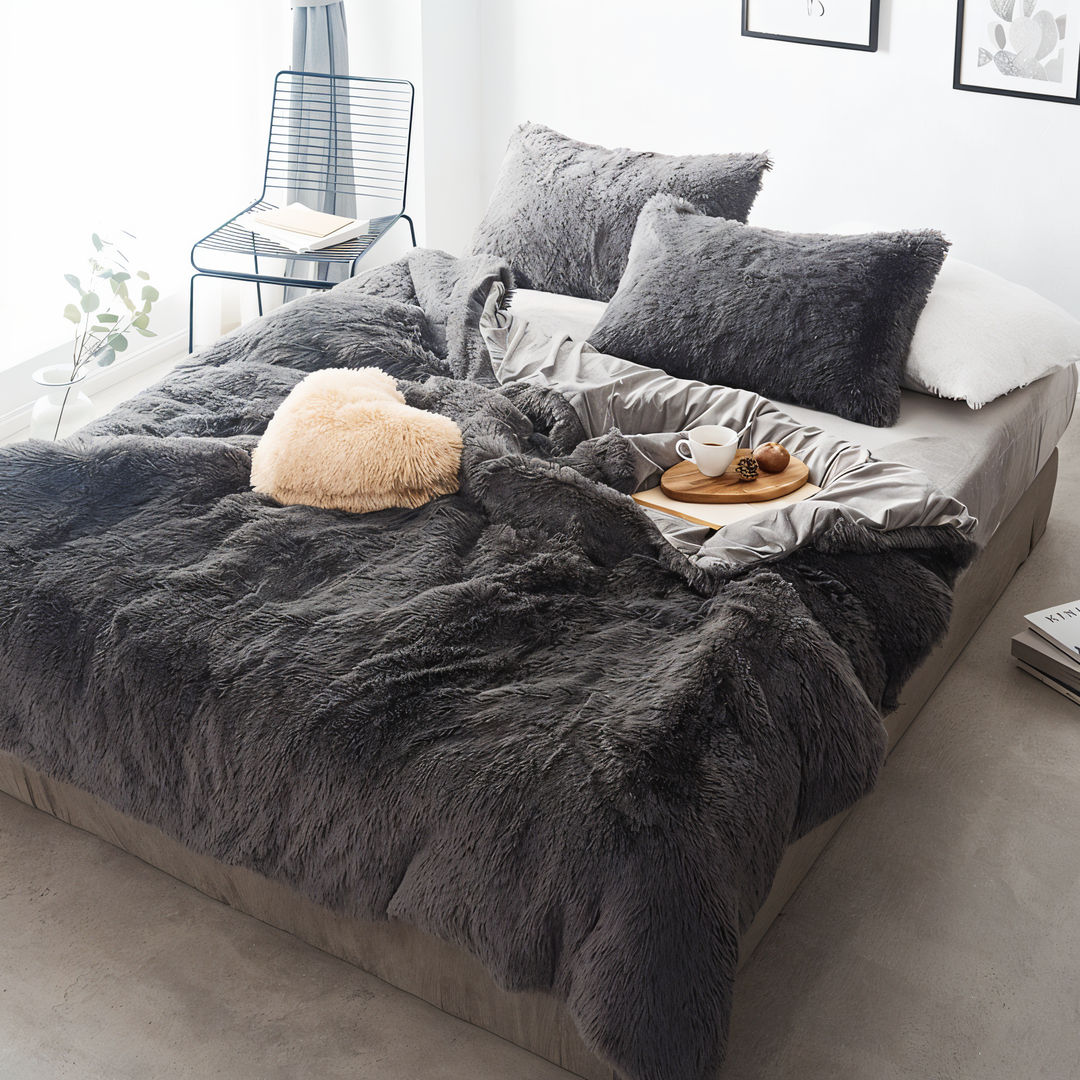 FLUFFUREST – Plush Fleece Sengetøjssæt