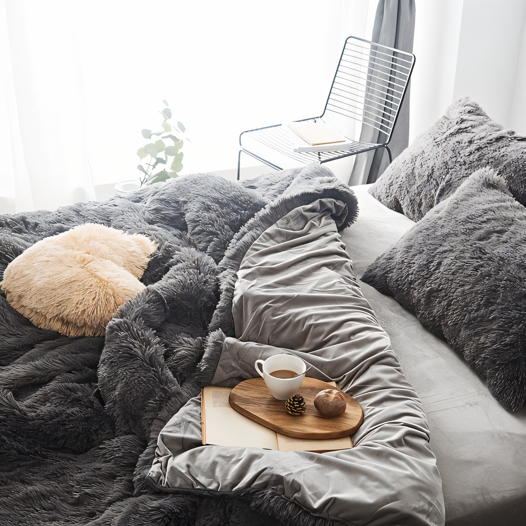 FLUFFUREST – Plush Fleece Sengetøjssæt