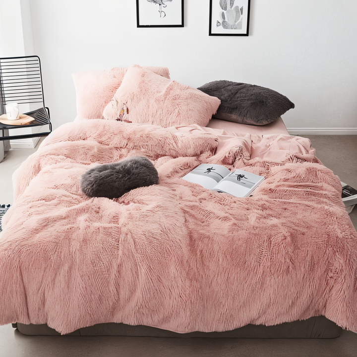 FLUFFUREST – Plush Fleece Sengetøjssæt