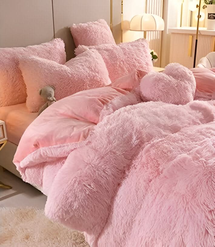 FLUFFUREST – Plush Fleece Sengetøjssæt