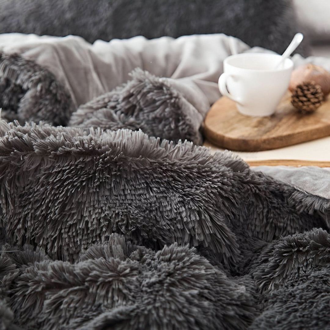 FLUFFUREST – Plush Fleece Sengetøjssæt
