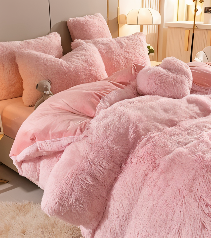 FLUFFUREST – Plush Fleece Sengetøjssæt