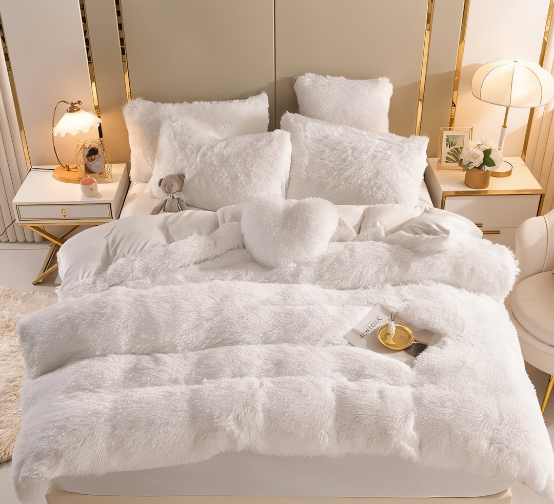 FLUFFUREST – Plush Fleece Sengetøjssæt