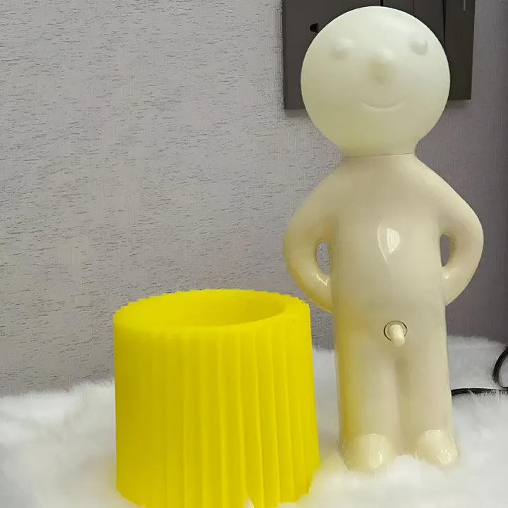 Bordlampe - Kreativ lille genert dreng LED lampe