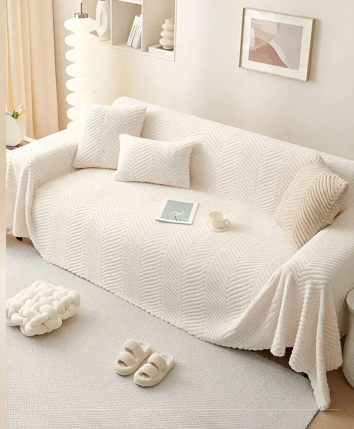 LuxuraWrap Sofa Cover – Skridsikker, kæledyrsvenlig sofa beskyttelse