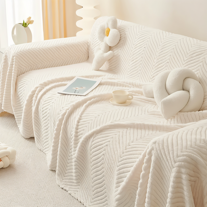 LuxuraWrap Sofa Cover – Skridsikker, kæledyrsvenlig sofa beskyttelse
