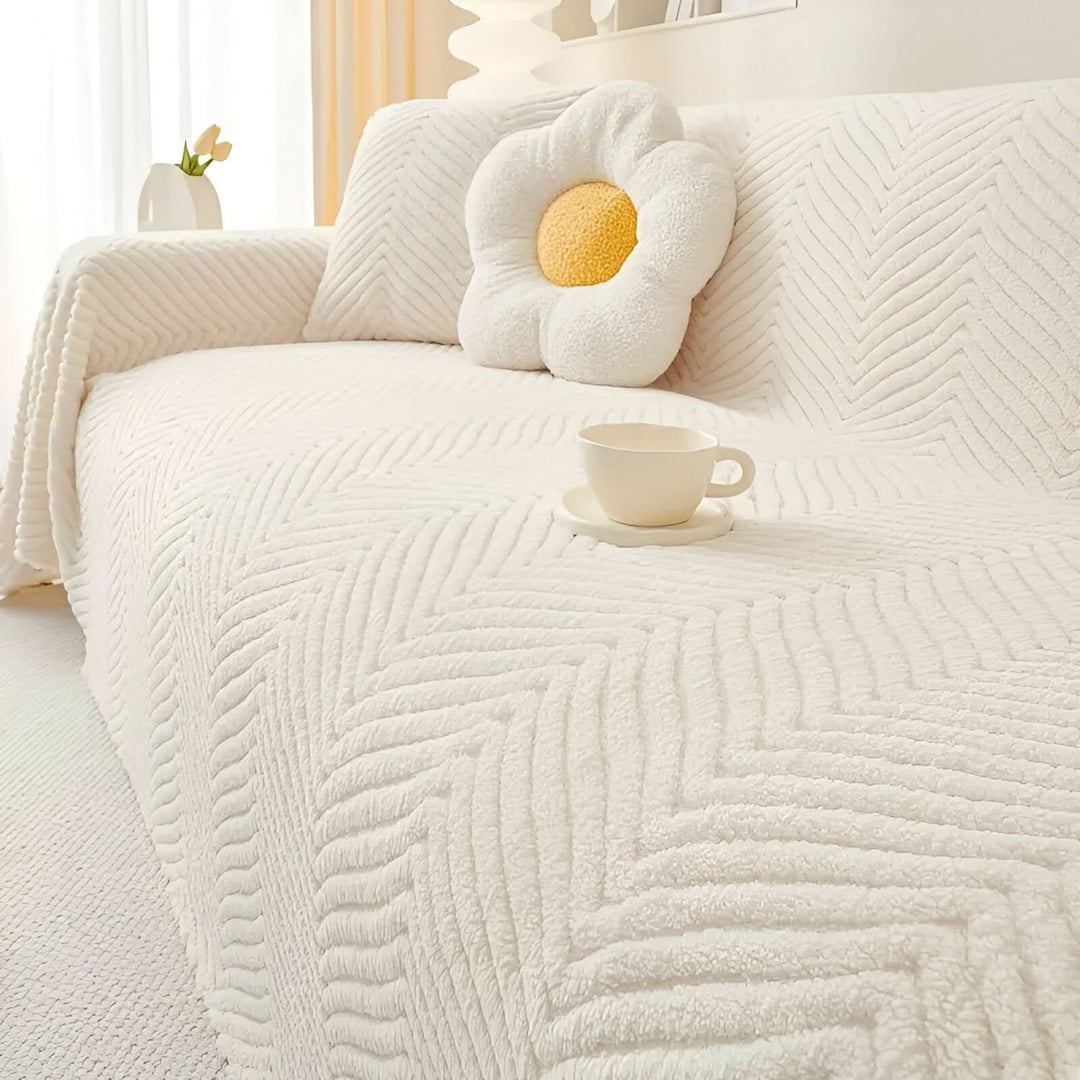 LuxuraWrap Sofa Cover – Skridsikker, kæledyrsvenlig sofa beskyttelse