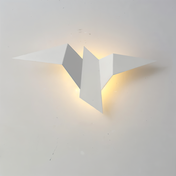 OriTori Væglampe - Geometrisk Origami Fugl Væglampe - Japansk Stil Væglampe Design