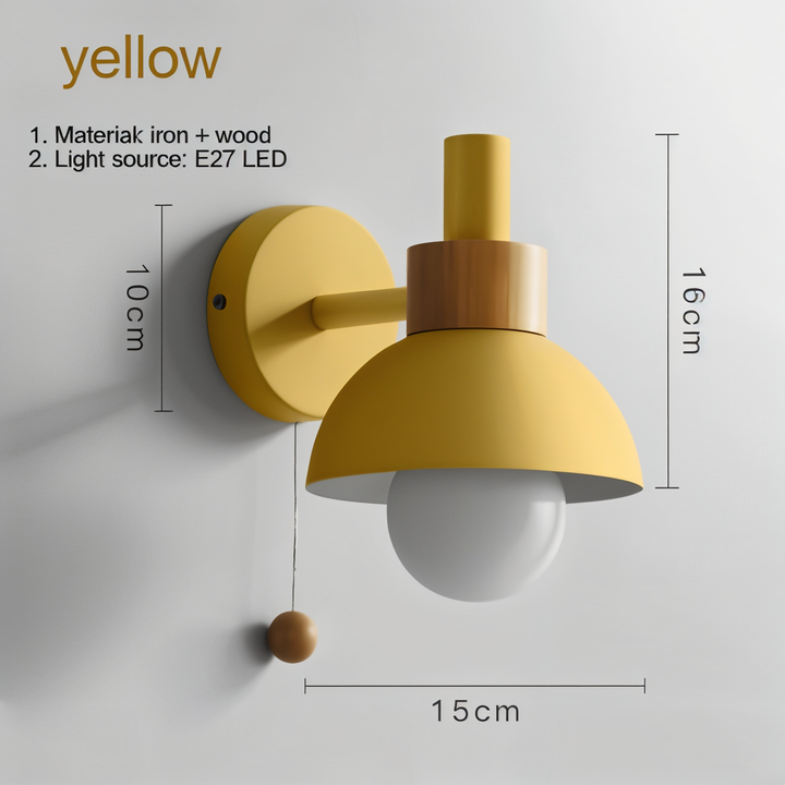 Væglampe - Macaron - Moderne Design - Indendørs Belysning