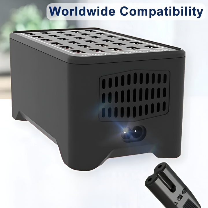 PowerPort Pro 30 - Universel Multi-USB Opladningsstation med 30 Porte
