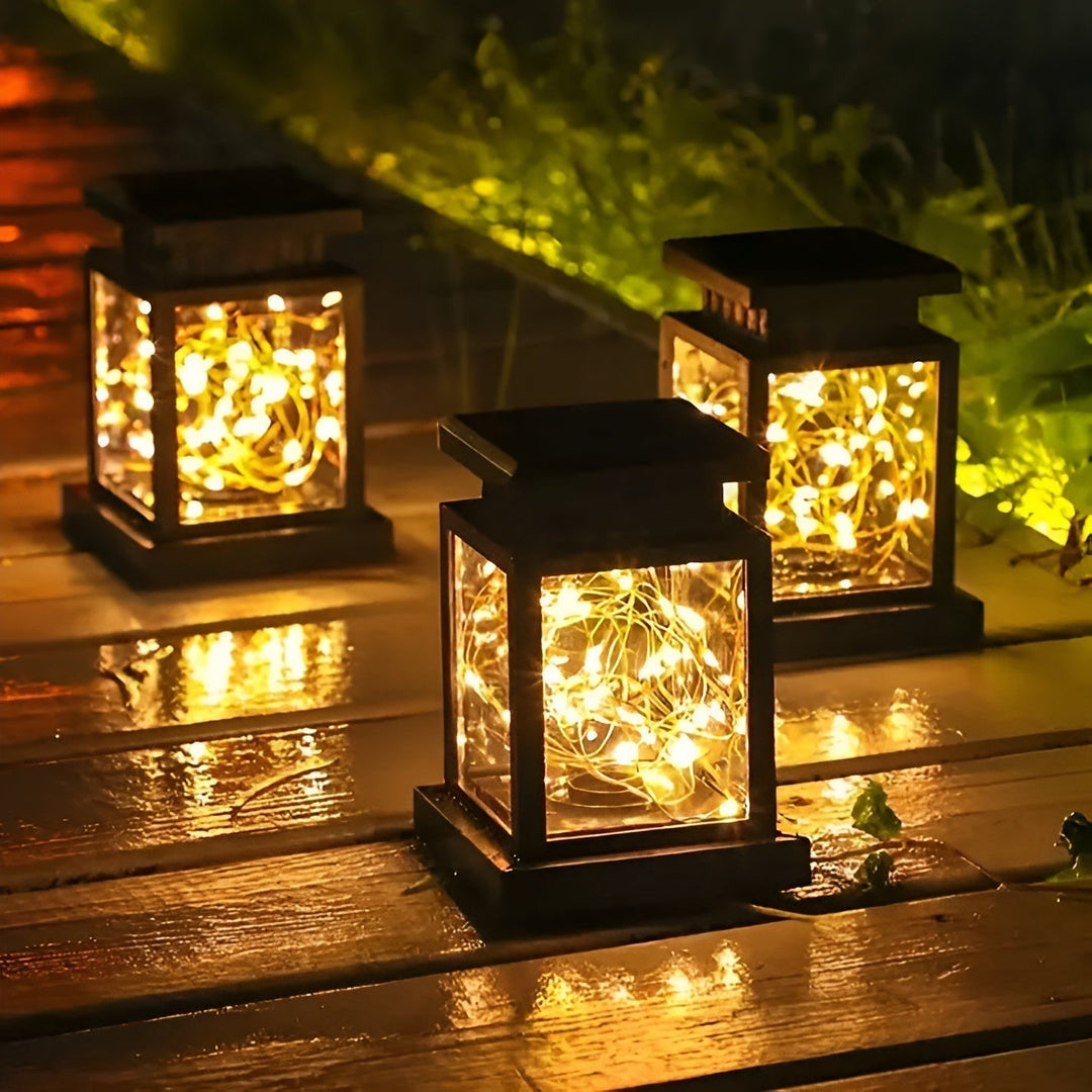 Magisk Lantern - Solenergi-drevne pærer med dual panel kontrol