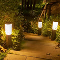 SolarShimmer - Rustfrit Stål Solpostlamper Udendørs Lampe