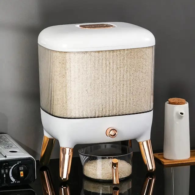 Stort kapacitets ris/kerne dispenser