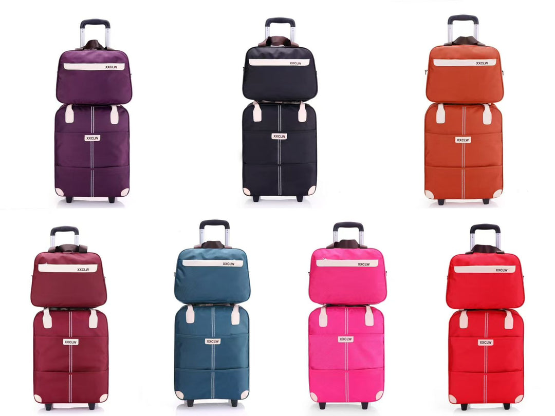 2 i 1 Rejsetasker Trolley Tasker Håndbagage Tasker