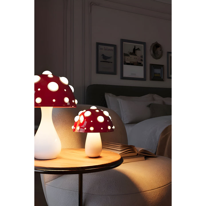 Lampe - Dekorativ Svamp Bordlampe