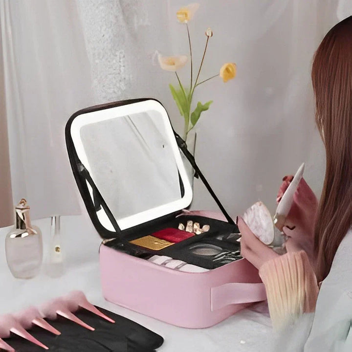 MirrorGlam - Make-up taske med spejl