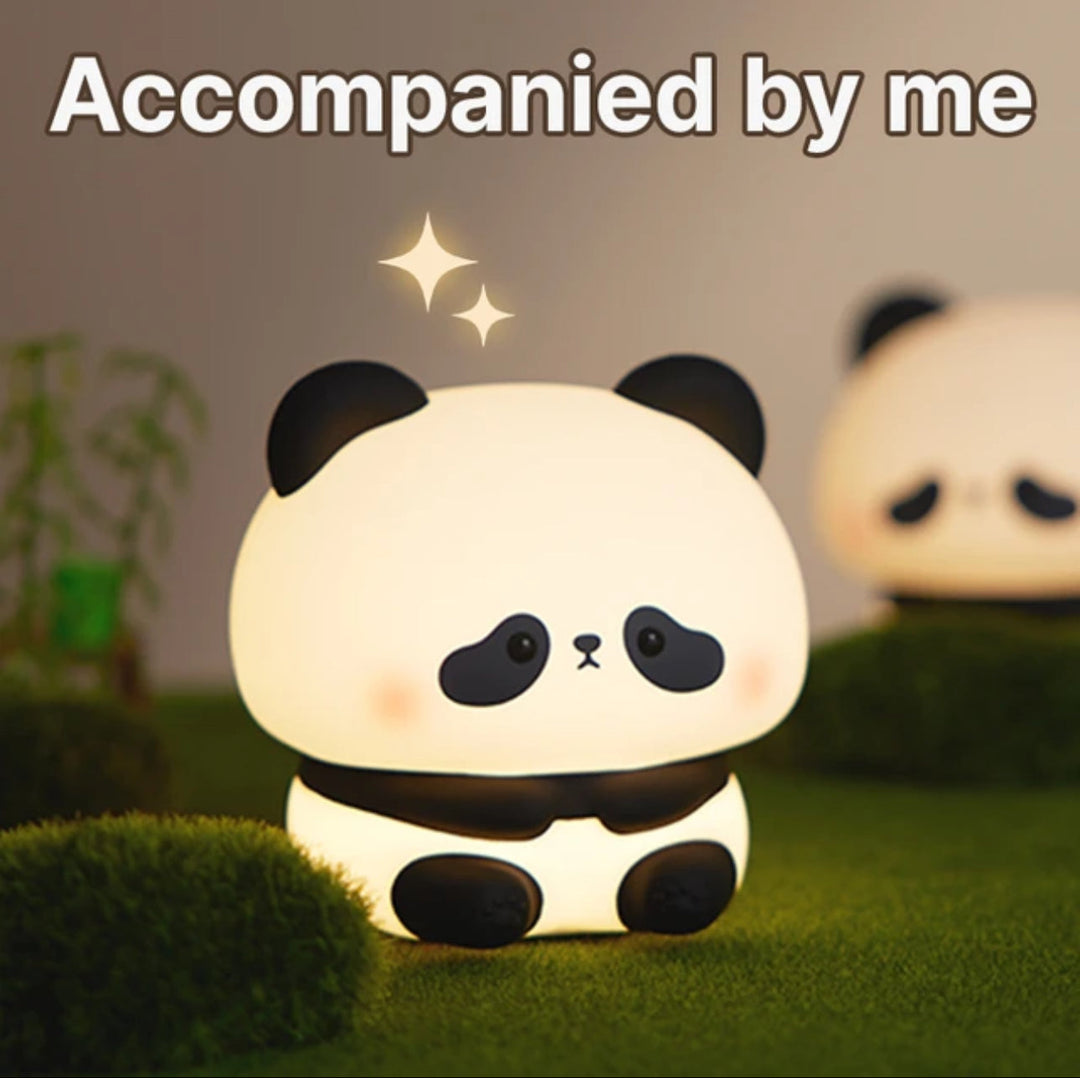 CuddlePanda Natlys - farverig LED Panda til børn