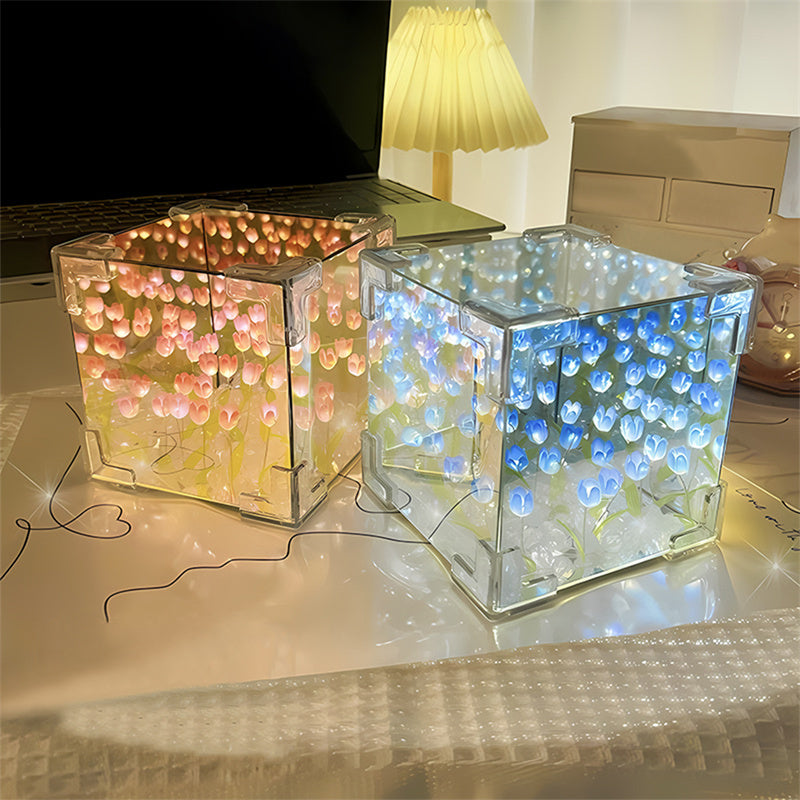 Belyst Tulipan Elegance Spejl Lampe