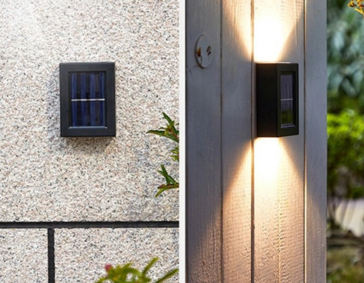 Trådløse LED Solvæglamper