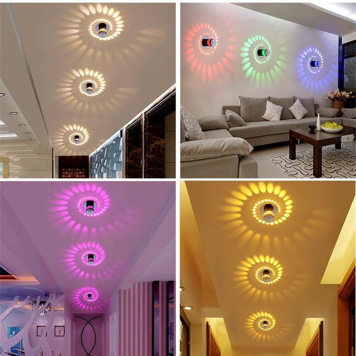 Elegant &amp; Unik Spiral Æstetisk Loftlampe | SpiralGlow