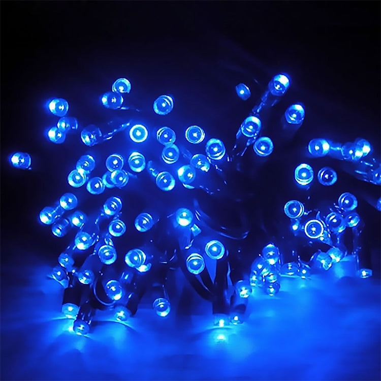 200 LED Ude Vandtæt Julefestival Dekoration Sollamper Lyskæde, Længde: 22m (Blå)