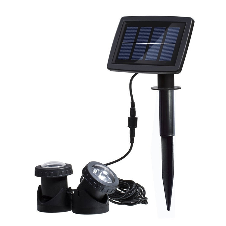 To hoveder LED udendørs vandtæt solunderwater spotlight flomlys