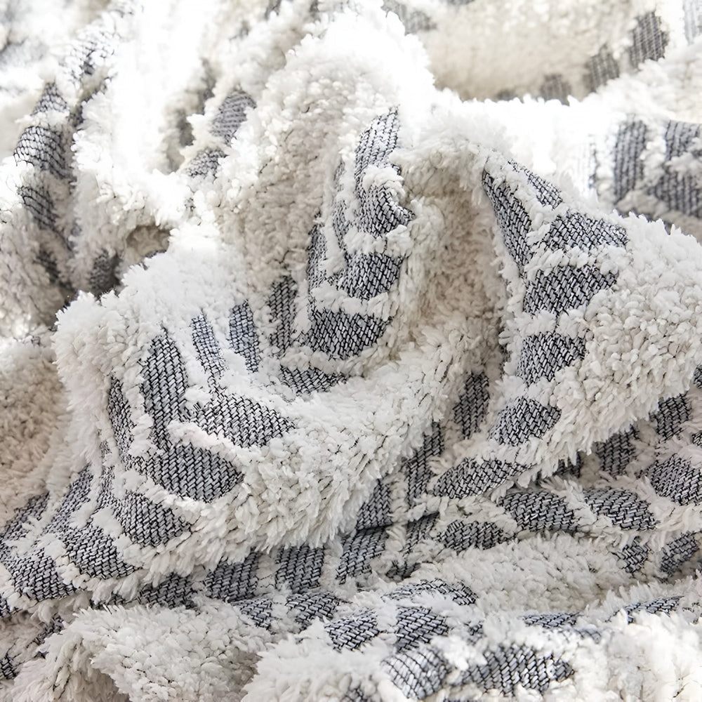 Blad Fringed Lace Sofa Dække
