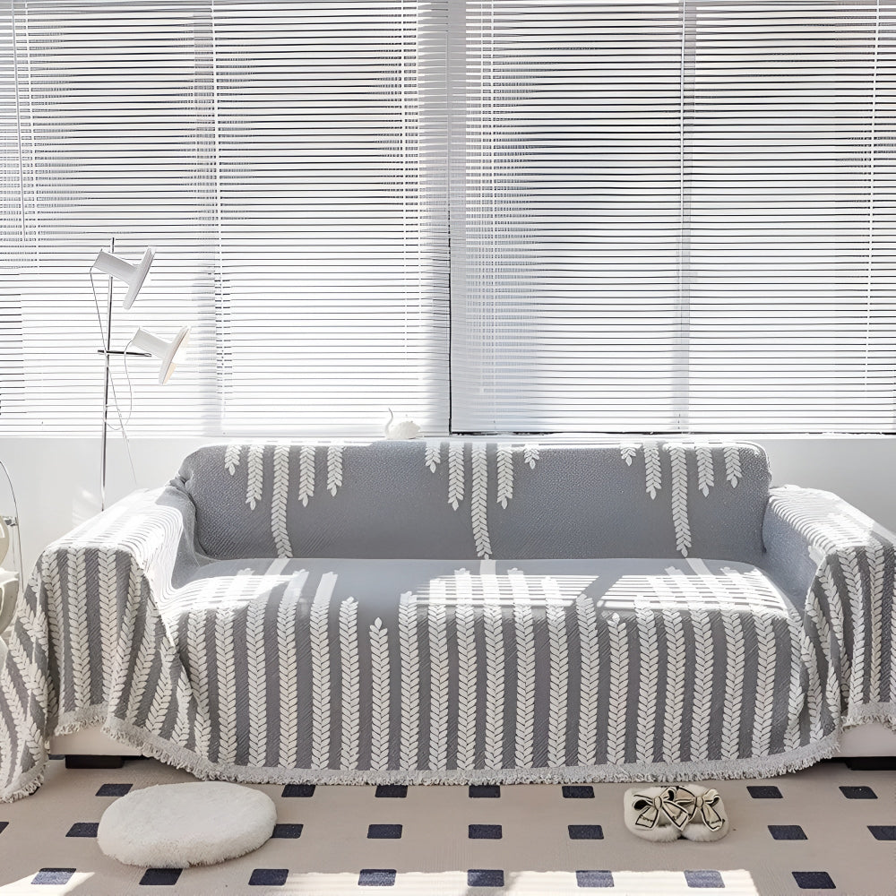 Blad Fringed Lace Sofa Dække