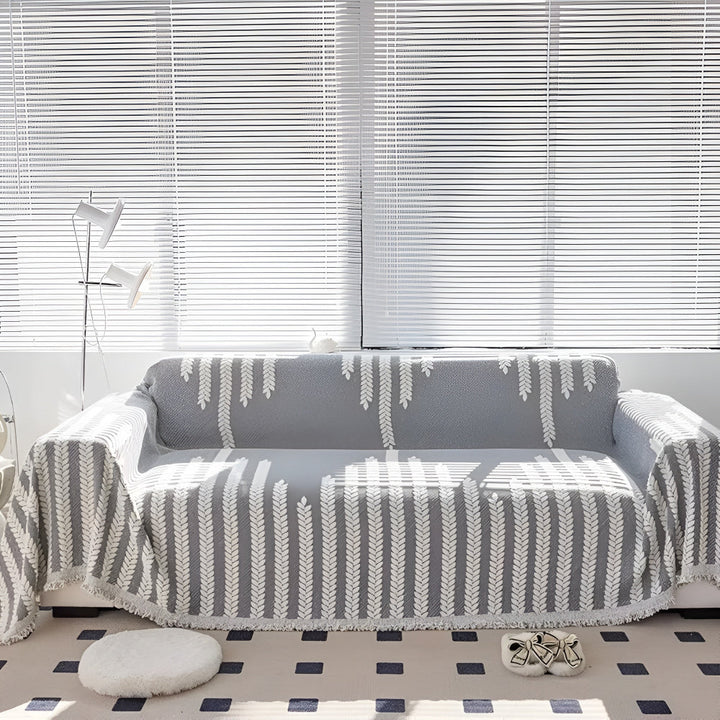 Blad Fringed Lace Sofa Dække