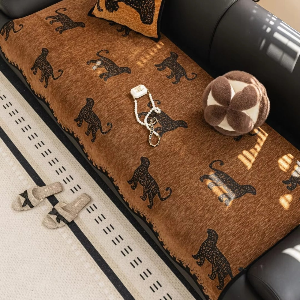 Løve Bølge Non-Slip Sofa Cover