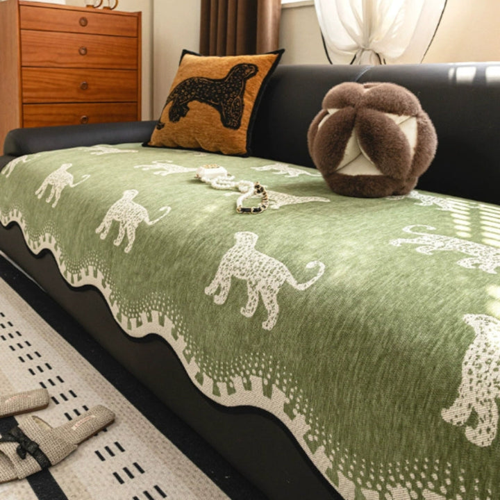 Løve Bølge Non-Slip Sofa Cover