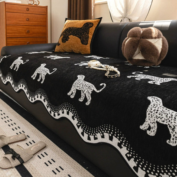 Løve Bølge Non-Slip Sofa Cover