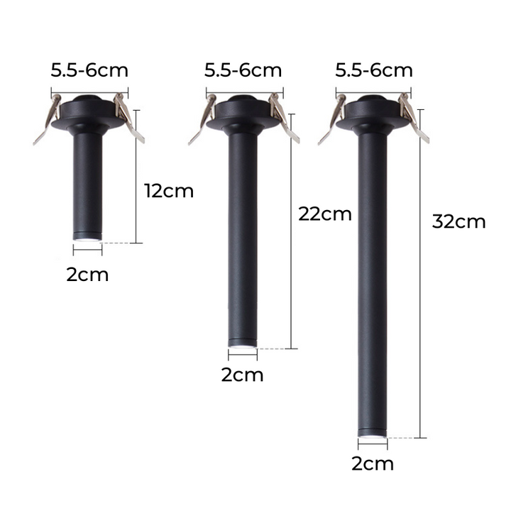 Lang Cylinder - LED - Spotlys - Loftlampe