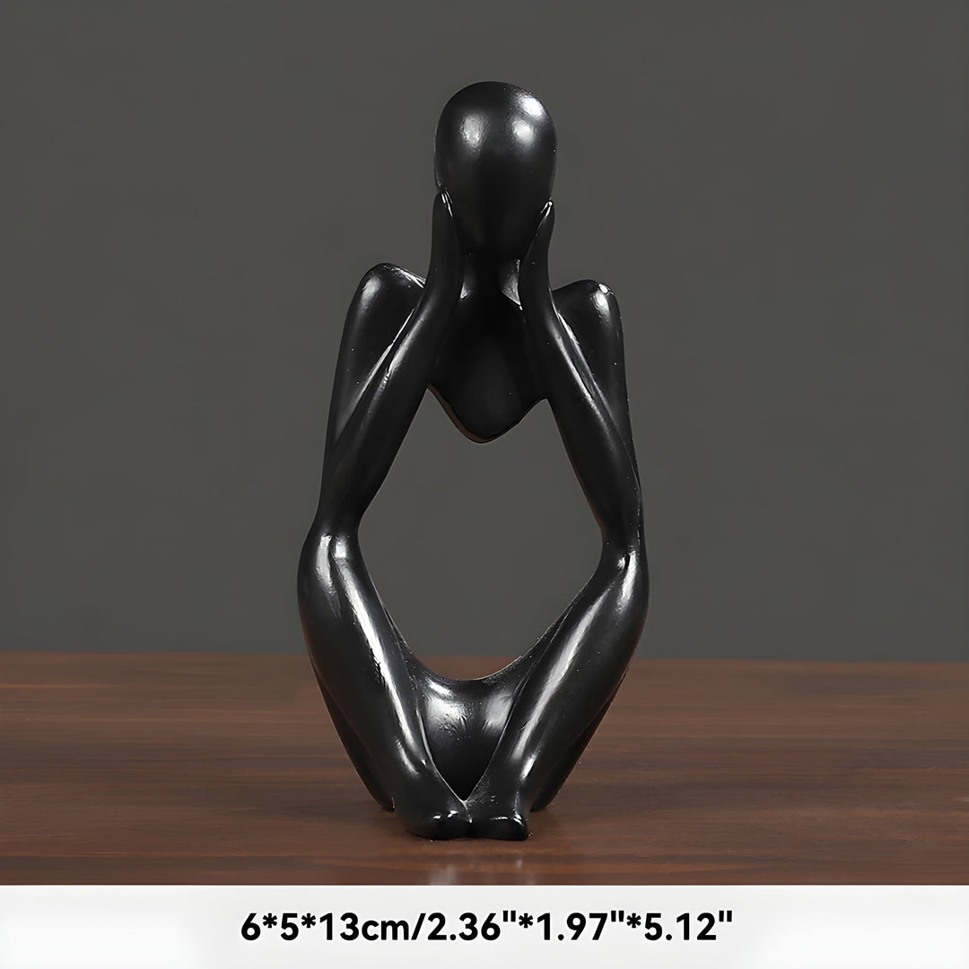 Abstrakt Tænker Skulptur Hjem Deko