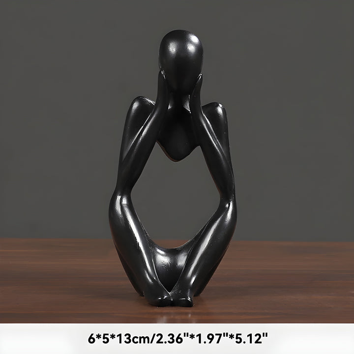 Abstrakt Tænker Skulptur Hjem Deko