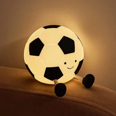 Genopladelig Fodbold Nattelys med 3-Niveau Dæmpning