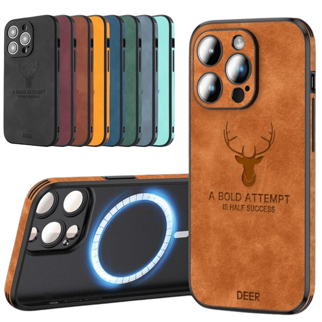Læder iPhone Cover med Stødbeskyttelse &amp; Elegant Design