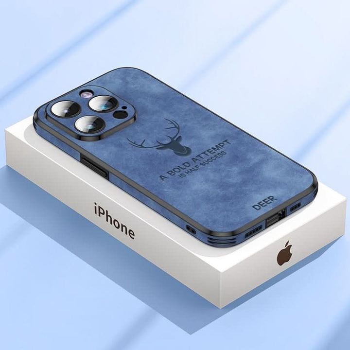 Læder iPhone Cover med Stødbeskyttelse &amp; Elegant Design