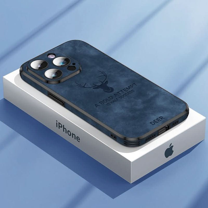 Læder iPhone Cover med Stødbeskyttelse &amp; Elegant Design