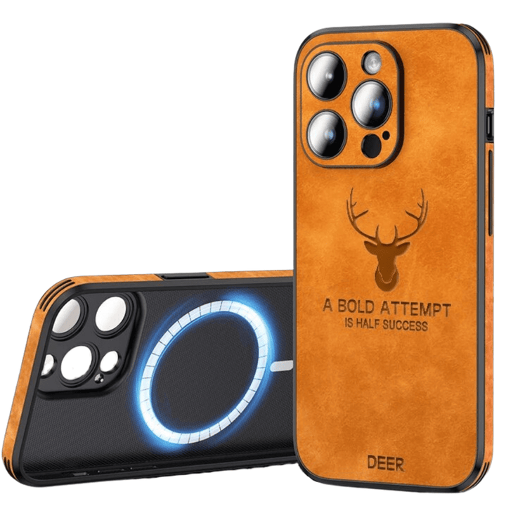 Læder iPhone Cover med Stødbeskyttelse &amp; Elegant Design