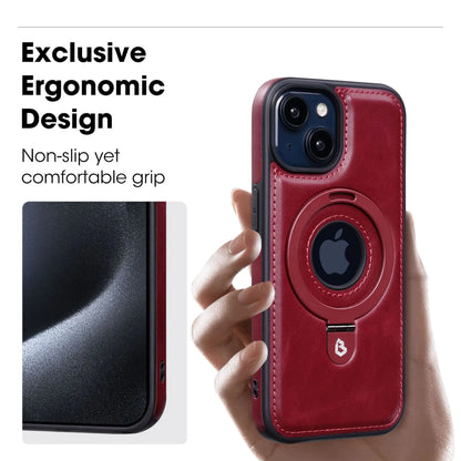 Magnetisk iPhone-cover med usynlig ringholder